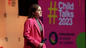 Kilteevan teen addresses hundreds of schoolchildren at Child Talks 2023 Kilteevan teen addresses hundreds of schoolchildren at Child Talks 2023