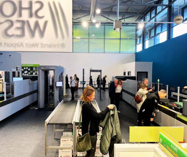 The new baggage screening system is now fully operational at the airport. The new baggage screening system is now fully operational at the airport.
