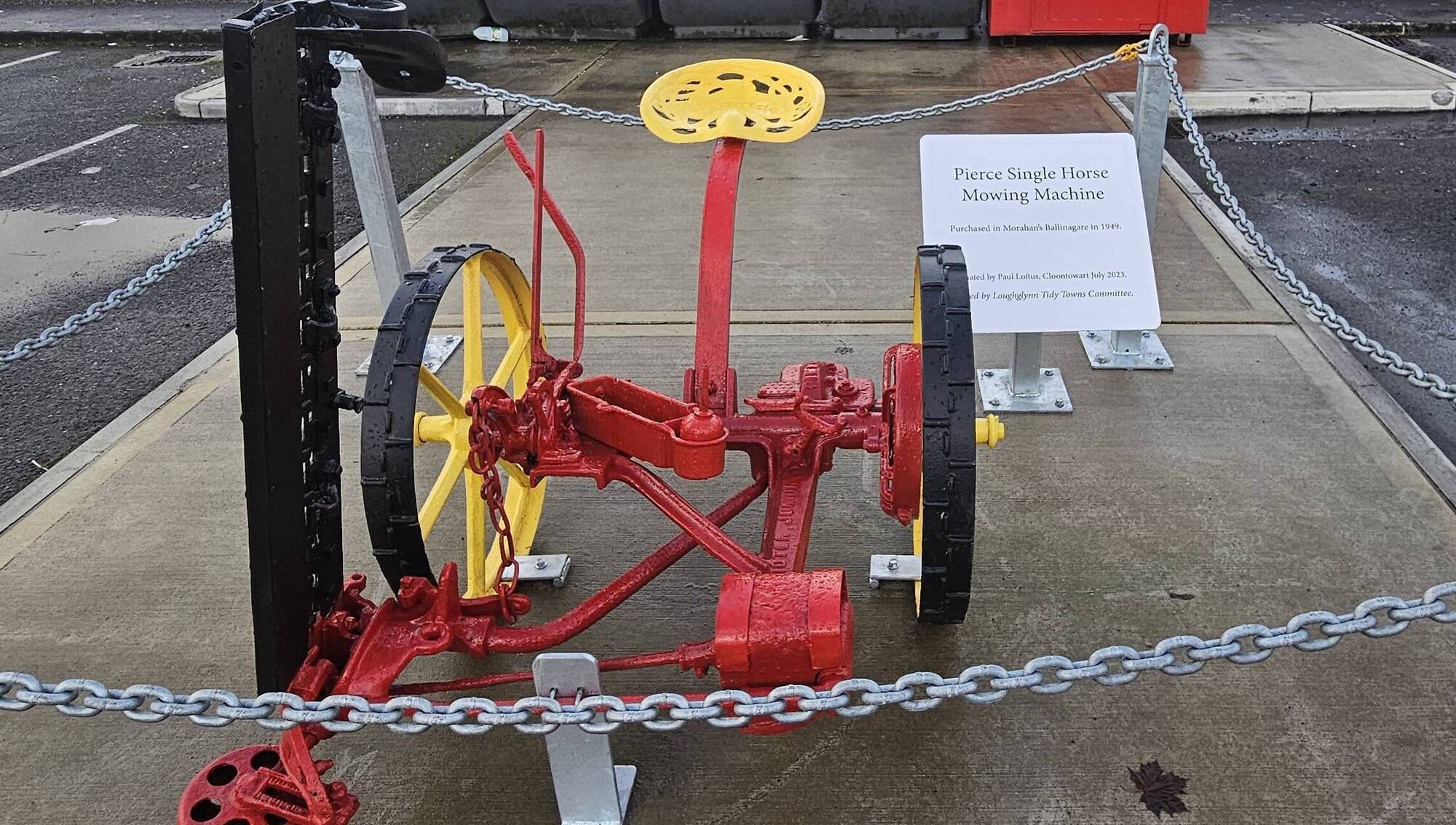 Restored mower goes on display in Loughglynn - News - Vimarsana News