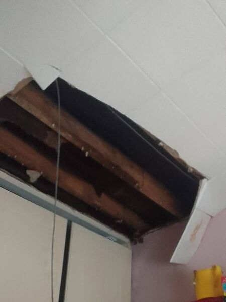 A leak has forced 'The Book Lady" in Boyle to seek a new home. Pic. Courtesy 'The Book Lady'. A leak has forced 'The Book Lady" in Boyle to seek a new home. Pic. Courtesy 'The Book Lady'.
