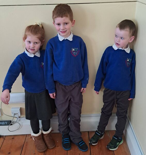 Katelyn, Michael and Danny from Cootehall NS at the launch of ‘The Happiness Programme’ in Boyle. Katelyn, Michael and Danny from Cootehall NS at the launch of ‘The Happiness Programme’ in Boyle.