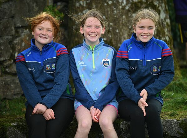 Neela Casey, Saoirse Cox and Lily Harte supporting St. Michael's during last weekend's intermediate football quarter-final against Kilmore at Tom Collins Park, Croghan. Neela Casey, Saoirse Cox and Lily Harte supporting St. Michael's during last weekend's intermediate football quarter-final against Kilmore at Tom Collins Park, Croghan.