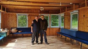 <p>Tommy Hayes and Anthony Hugees on set for ‘The Garden Where the Praties Grow’. </p> <p>Tommy Hayes and Anthony Hugees on set for ‘The Garden Where the Praties Grow’. </p>