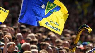 <p>Rossie fans showing their support</p> <p>Rossie fans showing their support</p>