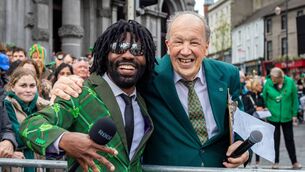 <p>Ballintubber native George Candler was the grand marshal for the Kilkenny St Patrick’s Day Parade. Pic: Courtesy St. Patrick's Festival Kilkenny </p> <p>Ballintubber native George Candler was the grand marshal for the Kilkenny St Patrick’s Day Parade. Pic: Courtesy St. Patrick's Festival Kilkenny </p>