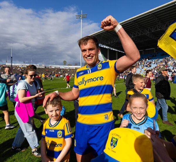 Enda Smith celebrates with young Roscommon supporters following Sunday's Connacht SFC semi-final victory against Mayo at Hastings Insurance MacHale Park, Castlebar. Picture: INPHO/Tom O’Hanlon Enda Smith celebrates with young Roscommon supporters following Sunday's Connacht SFC semi-final victory against Mayo at Hastings Insurance MacHale Park, Castlebar. Picture: INPHO/Tom O’Hanlon