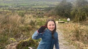 <p>Eight-year-old Marilou from Galway preparing to climb Croagh Patrick.</p> <p>Eight-year-old Marilou from Galway preparing to climb Croagh Patrick.</p>
