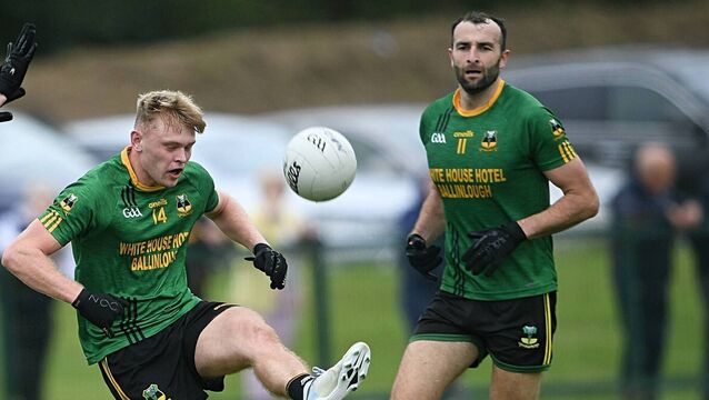 Rob Heneghan, Caoileann Fitzmaurice and their Michael Glaveys team-mates are heading for the play-offs where they will face Elphin. Picture: Gerard O'Loughlin <p>Rob Heneghan, Caoileann Fitzmaurice and their Michael Glaveys team-mates are heading for the play-offs where they will face Elphin. Picture: Gerard O'Loughlin</p>