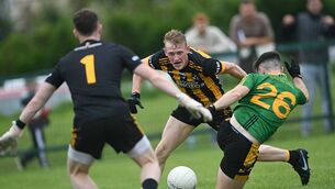<p>Strokestown goalkeeper Niall Curley and Dylan Owens helped Strokestown progress to the Hodson Bay Group senior football championship semi final.</p> <p>Strokestown goalkeeper Niall Curley and Dylan Owens helped Strokestown progress to the Hodson Bay Group senior football championship semi final.</p>