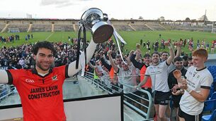 <p>Colm Lavin led Éire Óg to the Promised Land and has been rewarded with a place in the team</p> <p>Colm Lavin led Éire Óg to the Promised Land and has been rewarded with a place in the team</p>